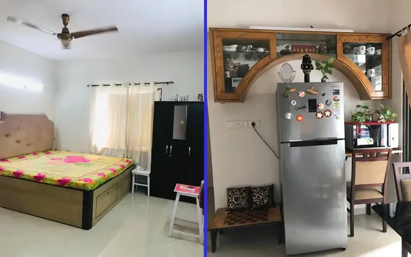 3 BHK Fully Furnished Flat for Rent in Sankalpa New Town-CT1002-Im9393